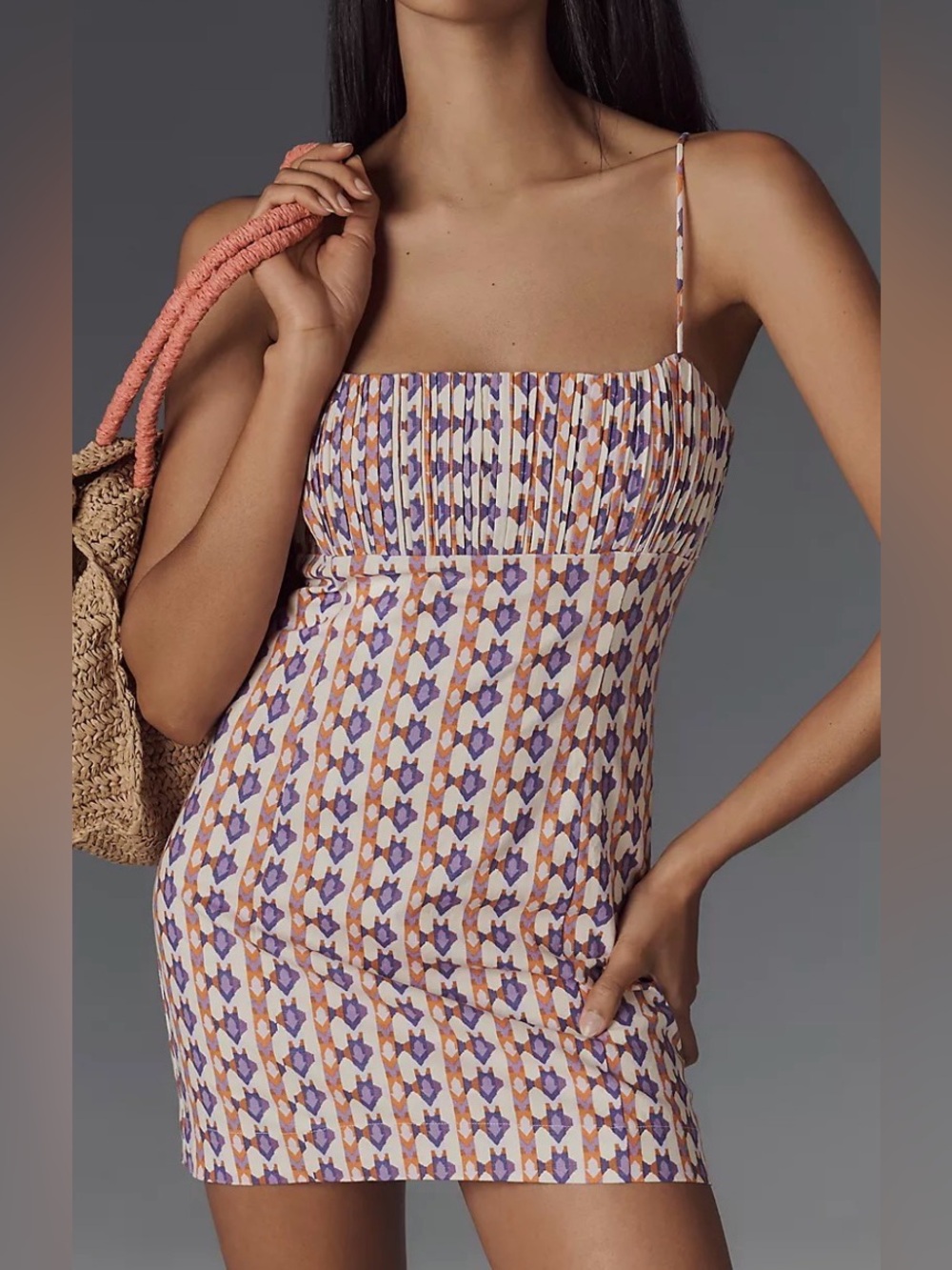 Anthropologie Maeve Ophelia linen slim mini
